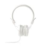 Nedis Kablede On-Ear Hovedtelefoner | 3.5 mm | Kabellængde: 1.20 m | Hvid