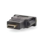 HDMI Adapter | HDMI Stik | DVI-D 24 + 1-Pin hun | Guldplateret | Lige | ABS | Anthracite | 1 stk. | Window Box