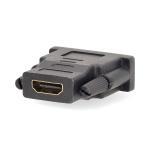 box window stk 1 anthracite abs lige guldplateret han 1-pin 24 dvi-d hun hdmi adapter hdmi