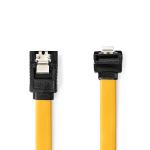 SATA 3Gb / s kabel | SATA 7-Pin Hun | SATA 7-Pin Hun | PVC | 1.00 m | Fladt | PVC | Gul | Plastikpose