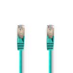 Cat 5e kabel | SF/UTP | RJ45 (8P8C) Hanstik | RJ45 (8P8C) Hanstik | 20.0 m | Runde | PVC | Grøn | Plastikpose