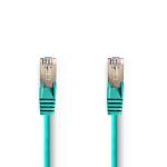 Cat 5e kabel | SF/UTP | RJ45 (8P8C) Hanstik | RJ45 (8P8C) Hanstik | 3.00 m | Runde | PVC | Grøn | Plastikpose