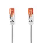 Kat 6 kabel | RJ45 (8P8C) Hanstik | RJ45 (8P8C) Hanstik | UTP | 10.0 m | Runde | PVC | Grå | Plastikpose