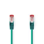 Kat 6 kabel | RJ45 (8P8C) Hanstik | RJ45 (8P8C) Hanstik | S/FTP | 0.50 m | Runde | PVC LSZH | Grøn | Plastikpose