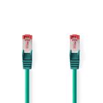 Kat 6 kabel | RJ45 (8P8C) Hanstik | RJ45 (8P8C) Hanstik | S/FTP | 3.00 m | Runde | PVC LSZH | Grøn | Plastikpose