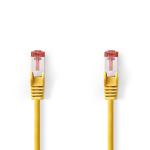 Kat 6 kabel | RJ45 (8P8C) Hanstik | RJ45 (8P8C) Hanstik | S/FTP | 20.0 m | Runde | PVC LSZH | Gul | Plastikpose