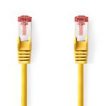 Kat 6 kabel | RJ45 (8P8C) Hanstik | RJ45 (8P8C) Hanstik | S/FTP | 3.00 m | Runde | PVC LSZH | Gul | Plastikpose