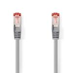 Kat 6 kabel | RJ45 (8P8C) Hanstik | RJ45 (8P8C) Hanstik | S/FTP | 1.00 m | Runde | PVC LSZH | Grå | Box