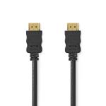 High Speed HDMI kabel med Ethernet | HDMI Stik | HDMI Stik | 4K@30Hz | 10.2 Gbps | 5.00 m | Runde | PVC | Sort | Box