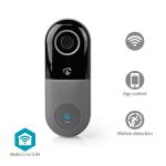 sort gr nattesyn bevgelsessensor med ip54 microsd cloud 1080p hd full ios android transformer wi-fi drtelefon video smartlife nedis