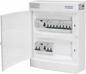 Malmbergs UG12 færdigmonteret gruppetavle IP40 2x HPFI 40A og 16A C + 3x10A C billede