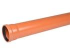 Wavin 160 x 3000 mm PVC-kloakrør m/muffe, klasse N SN4, EN 13476
