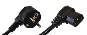 Eu netkabel med c13 apparat stik sort 2,5m 1190781