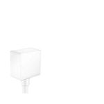 hvid mat slangeudtag square fixfit hansgrohe