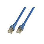 Patchkabel sf/utp c.5e pvc 1m blå