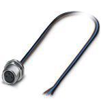 Sensor-/aktuator-indbygningsbøsning 3-polet m8 sacc-dsi-m8fs-3con-m10/05