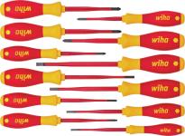 Wiha skruetrækkersæt softfinish electric slimfix vde 1000v lk - ph - pz - sl/pz - torx med 12 dele