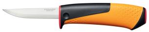 Fiskars håndværkerkniv med integreret knivsliber