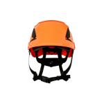 3m securefit sikkerhedshjelm dobbelt godkendelse ventileret 1000v orange x5007ve
