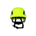 3m securefit sikkerhedshjelm dobbelt godkendelse ventileret 1000v hi-vis x5014ve