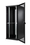 Serverrack 800x1000x1980 42u perforeret dør sort