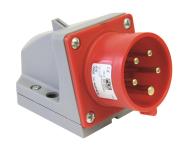 Pce cee apparatindtag væg 5p 32a 400v