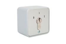 Geba nøgleafbryder on-off 2 polet med cylinder
