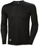 Helly hansen workwear lifa crewneck undertrøje 75105 sort str. 2xl