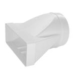 Overgang 220x90 mm - ø150 mm