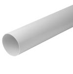 Plastrør ø125 1000 mm