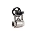 EGO kugleventil 2.1/2´´. Med gear type 2006 AISI 316.