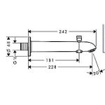 krom omsk m 228mm s e kartud hansgrohe