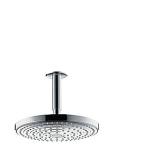 240mm vandbegrnser eco med loftmontage med 2jet hovedbruser s240 select raindance hansgrohe