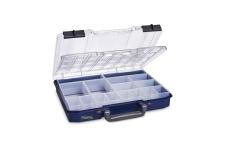 raaco CarryLite 55 4x8-16/DLU, Blå, Polykarbonat (PC), Polypropylen (PP), 337 mm, 278 mm, 58 mm, 1,12 kg