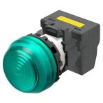 M22n indicator plastic halvkugleformet green green 220/230/240 vac push-in terminal m22n-bg-tga-ge-p