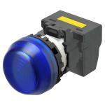 M22n indicator plastic halvkugleformet blå blå 220/230/240 vac push-in terminal m22n-bg-taa-ae-p