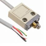 Kompakt lukket grænseafbryder cross rulle stempel 5a 250 vac 4a 30vdc 3m vctf olie-resistent kabel d4c-1203