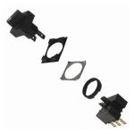 Knop-typen vælgerkontakt 16 mm montering ikke belyst rektangulær 2 positionmanuel reset dpdt a165s-j2m-2