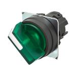 Selectora22nz 22 dia. 2 position oplyste bezel plastautomatisk reset på venstre farve grøn a22nz-2bl-tga