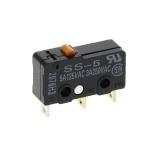 Miniature basisomskifter pin printkortafbryder spdt 5a loddeterminaler ss-5
