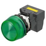 M22n indikator plastic forventede grøn grøn 220/230/240 vac push-in terminal m22n-bp-tga-ge-p