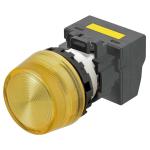 M22n indikator plastic forventede gul gul 220/230/240 vac push-in terminal m22n-bp-tya-ye-p