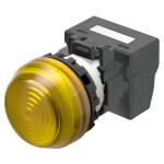 M22n indicator plastic halvkugleformet gul gul 24 v push-in terminal m22n-bg-tya-yc-p