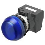 M22n indicator plastic halvkugleformet blå blå 24 v push-in terminal m22n-bg-taa-ac-p