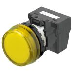 M22n indikator plastic flad ætset gul gul 24 v push-in terminal m22n-bc-tya-yc-p