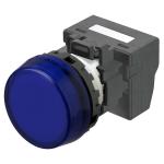 M22n indikator plastic flad ætset blå blå 24 v push-in terminal m22n-bc-taa-ac-p