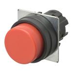 Pushbuttona22nz ø22 bezel plastanslået momentary cap color opaque rød a22nz-bpm-nra