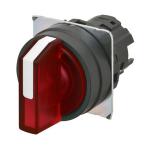 Selectora22nz 22 dia. 3 position tændte bezel plastmanual farve rød a22nz-3bm-tra