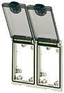 Ramme metal 2-fag ip65 forniklet modlink msdd 4000-68223-0000000