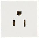 Modlink msvd cabinet strømudtag nema5-15 / usa 125v ac / 15 a skrueklemmer